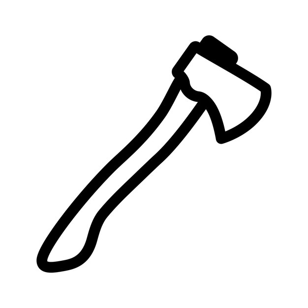 plantilla de logotipo del vector del icono del hacha