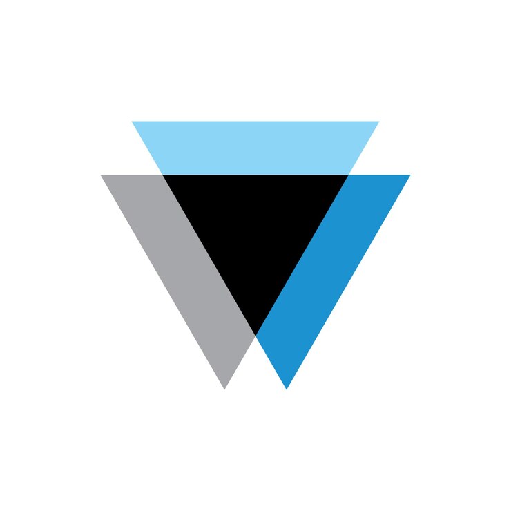 Vector plantilla de logotipo de vector de icono de triángulo