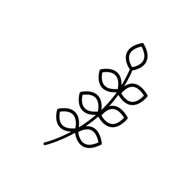 plantilla de logotipo del vector del icono del trigo