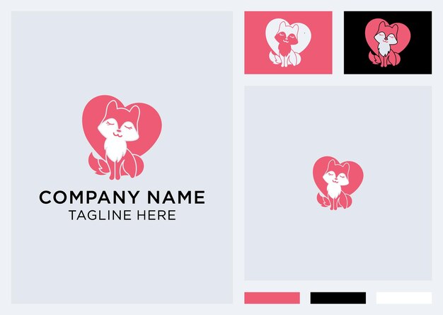 Plantilla de logotipo de vector de logotipo de ballena salvaje de color sólido