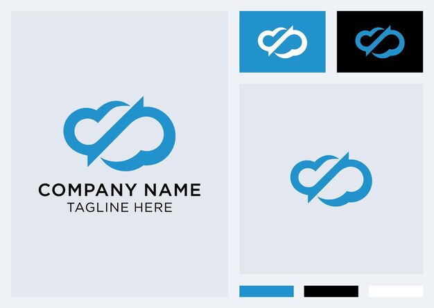 Plantilla de logotipo de vector de logotipo de ballena salvaje de color sólido
