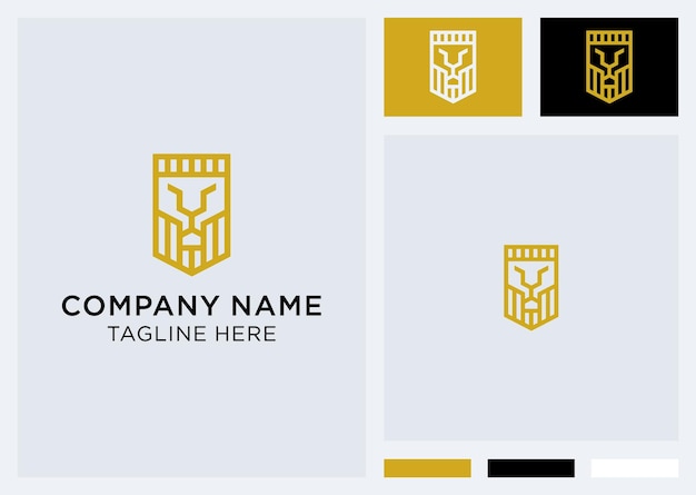 Plantilla de logotipo de vector de logotipo de ballena salvaje de color sólido