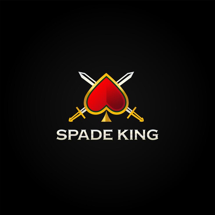Plantilla de logotipo vectorial editable Spade King