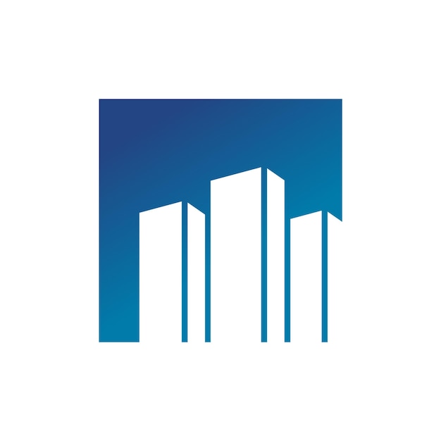 plantilla de logotipo vectorial de íconos de construcción