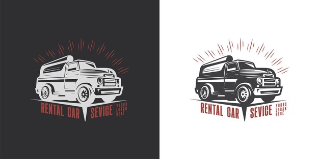 plantilla de logotipo vectorial de reparación de automóviles