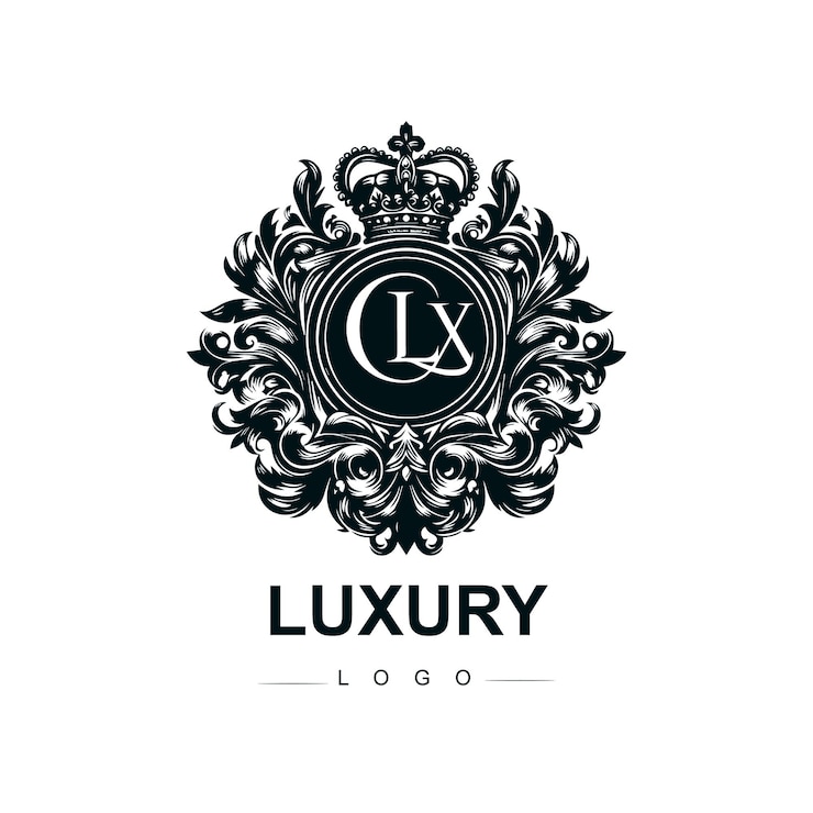 Vector plantilla de logotipo vectorial vintage y de lujo