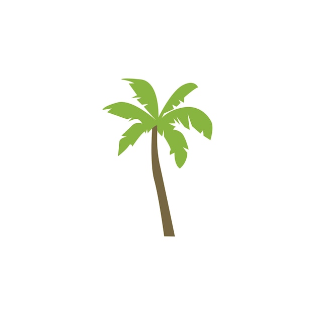 Plantilla de logotipo de verano de palmera