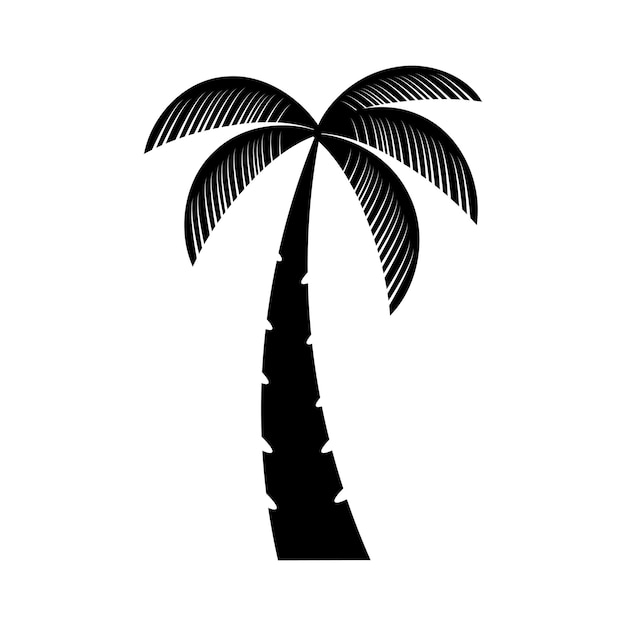 Vector plantilla de logotipo de verano de palmera