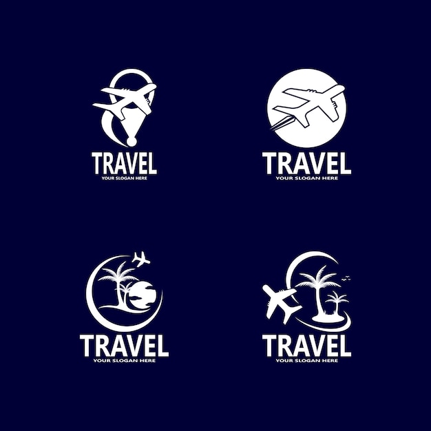 Plantilla de logotipo de viajes de agencia de viajes