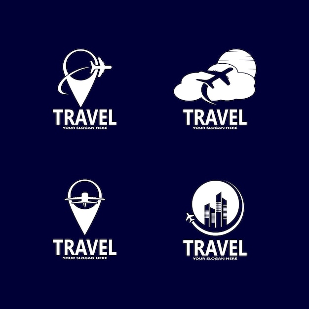 Plantilla de logotipo de viajes de agencia de viajes