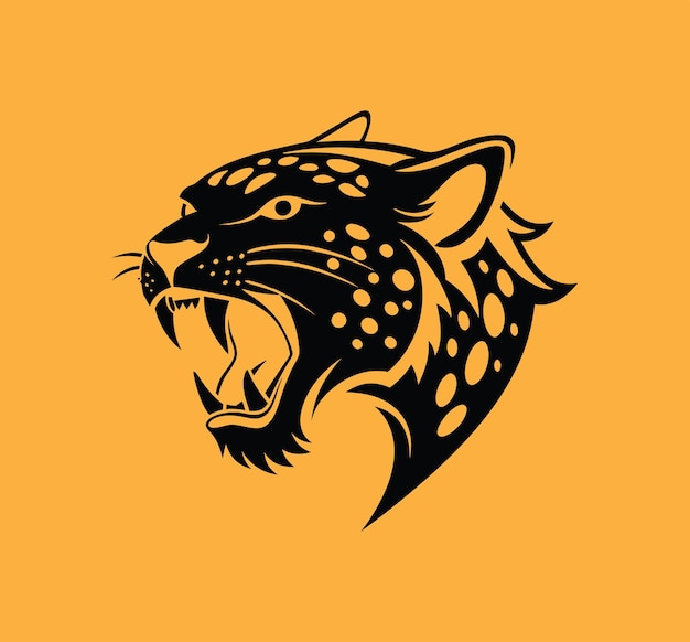 plantilla de logotipo de vida silvestre depredador vector de logotipo del guepardo