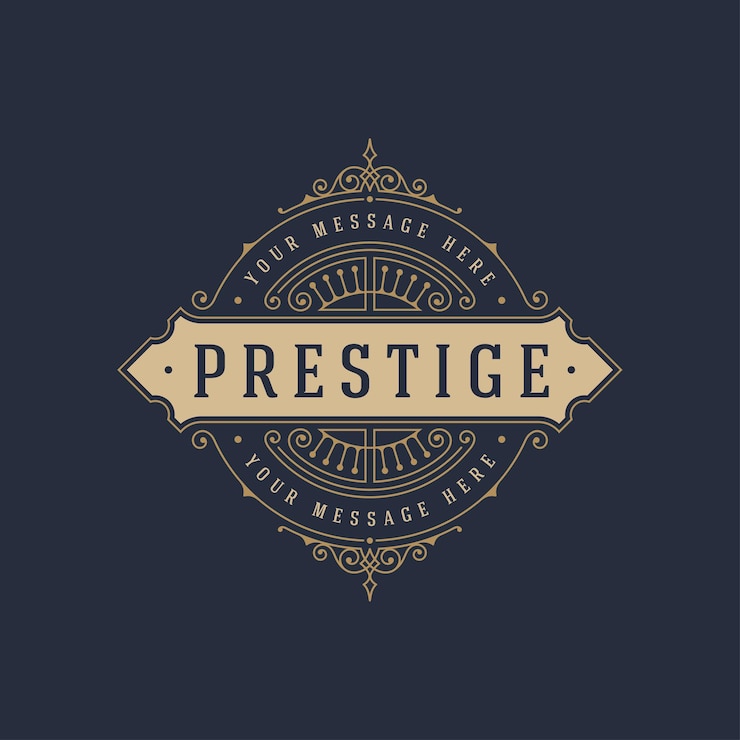 Vector plantilla de logotipo vintage elegante florece adornos ilustración