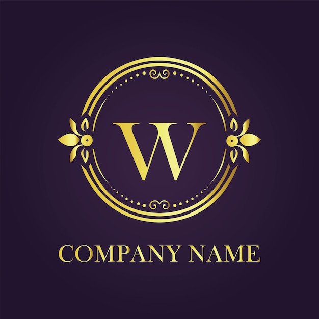 Plantilla de logotipo vintage y de lujo Premium Vector Royalty