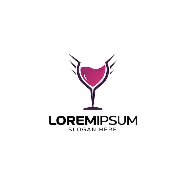 plantilla del logotipo de Vintage Wine