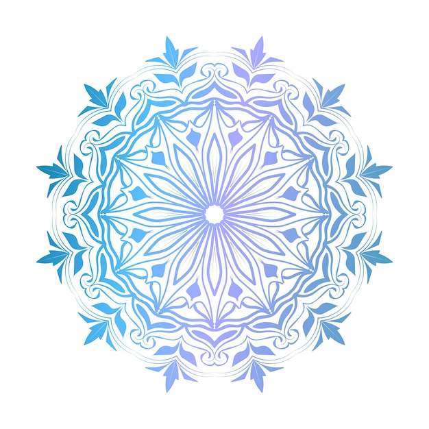 plantilla de mandala colorido