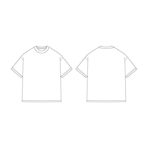 Plantilla de maqueta de camisa editable para el diseño de productos Vector de camisa de marca para la colocación de logotipos Moda