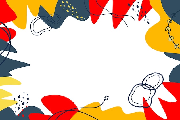 Plantilla de marco abstracto brillante para etiqueta de banner de tarjeta de premio Imagen vectorial