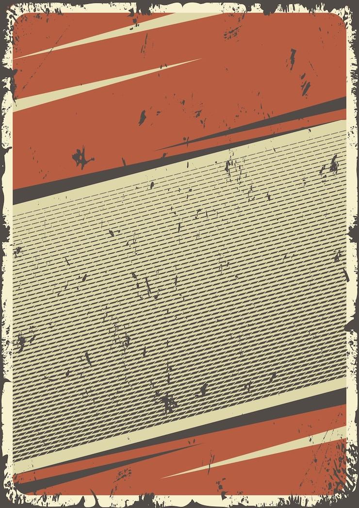 Vector plantilla de marco colorido vintage