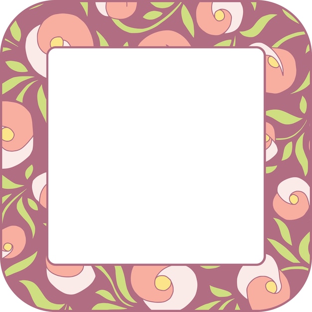 Plantilla de marco de publicación de instagram