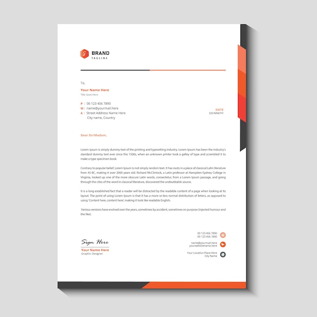 Plantilla de membrete