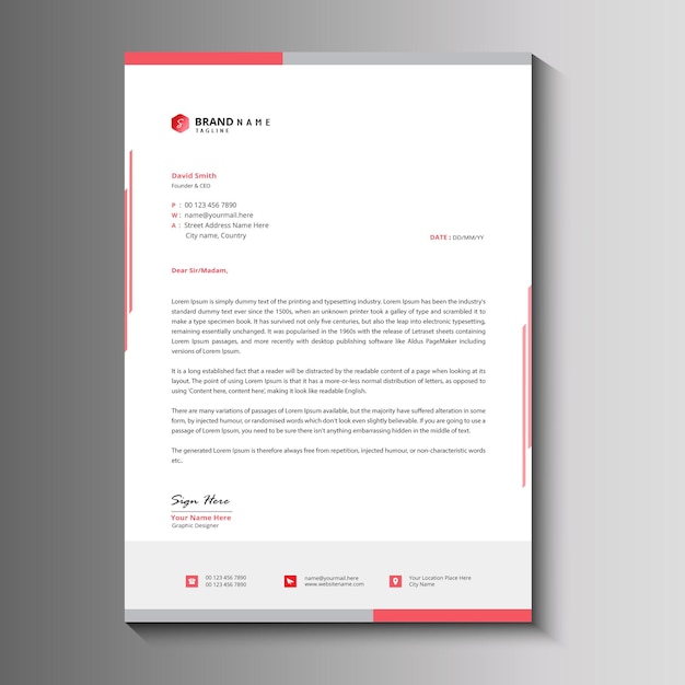 Plantilla de membrete