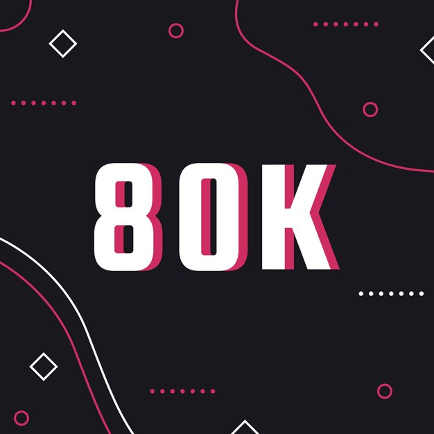 Plantilla de memphis de 80k seguidores