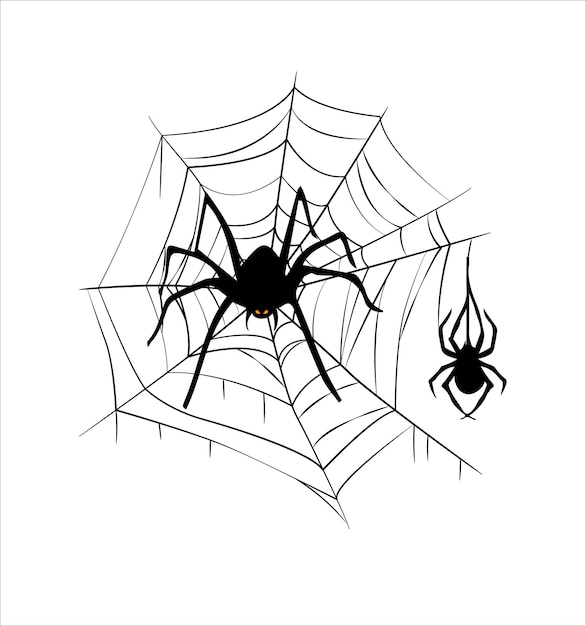 La plantilla del menú de Halloween es una silueta plana oscura de la escena de la muerte.