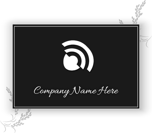 plantilla mínima del logotipo de la empresa