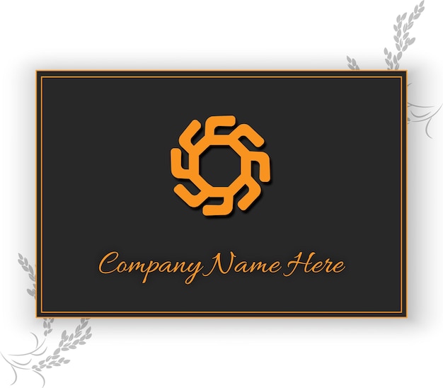plantilla mínima del logotipo de la empresa