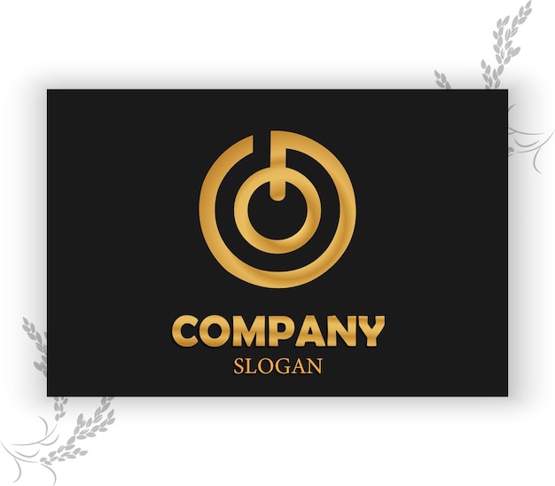 plantilla mínima del logotipo de la empresa