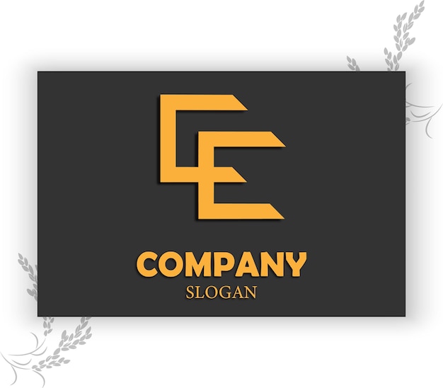plantilla mínima del logotipo de la empresa