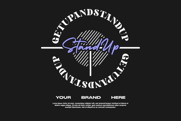 plantilla de moda urbana streetwear para imprimir