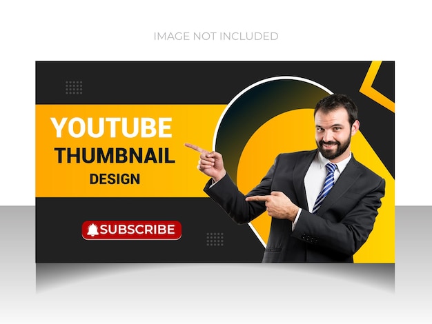 Plantilla moderna de diseño de miniaturas de youtube
