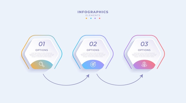 Vector plantilla moderna infográfica de negocios