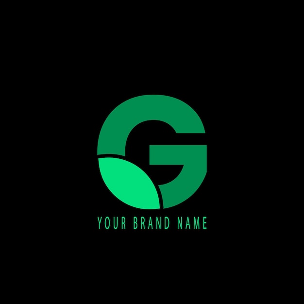 plantilla de monograma del logotipo del vector abstracto de CG
