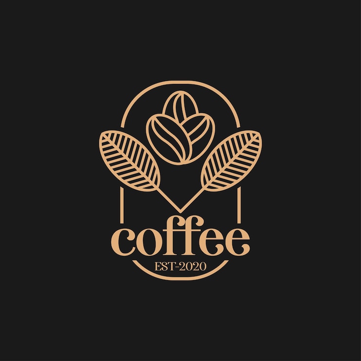 Plantilla de negocio de alimentos de logotipo de cafetería para diseño de marca