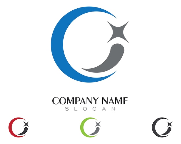 Plantilla de negocio de logotipo de letra C