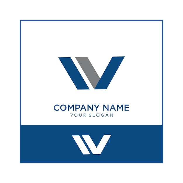 Plantilla de negocio de logotipo de letra inicial