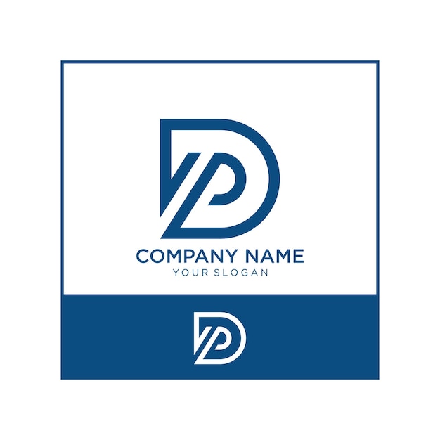 Plantilla de negocio de logotipo de letra inicial