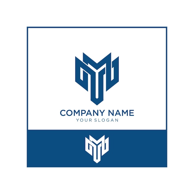 Plantilla de negocio de logotipo de letra inicial