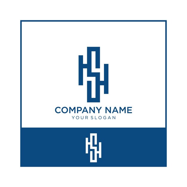 Plantilla de negocio de logotipo de letra inicial