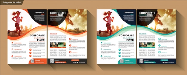 Plantilla de negocios para flyer corporativo