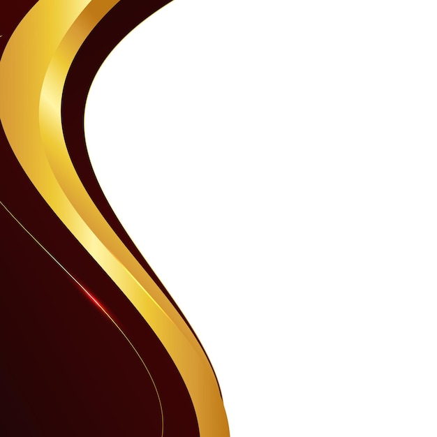Plantilla de ondas modernas abstractas de vector rojo