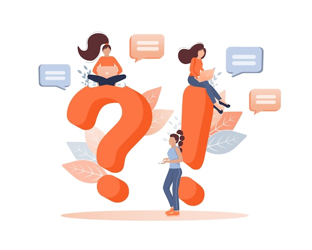 Plantilla de página de preguntas frecuentes Banner web vectorial Servicio al cliente Plano isométrico