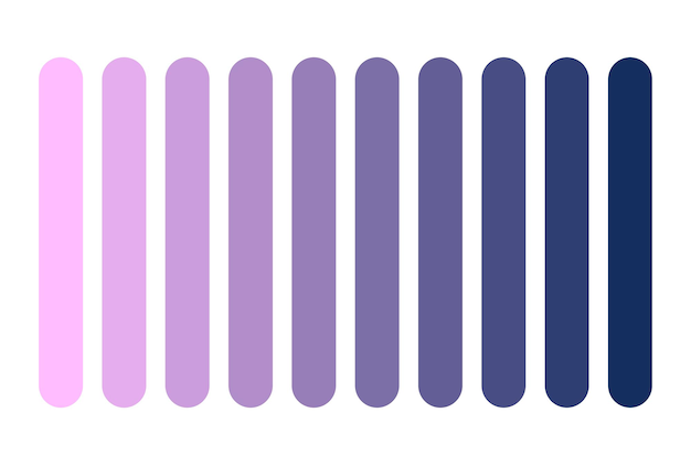 plantilla de la paleta de colores púrpura