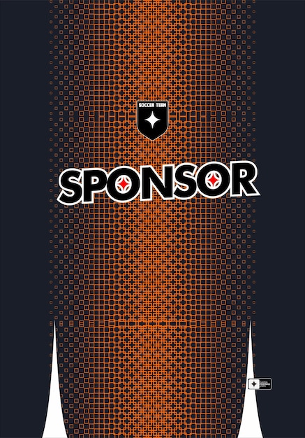 plantilla de patrón de camiseta de fútbol