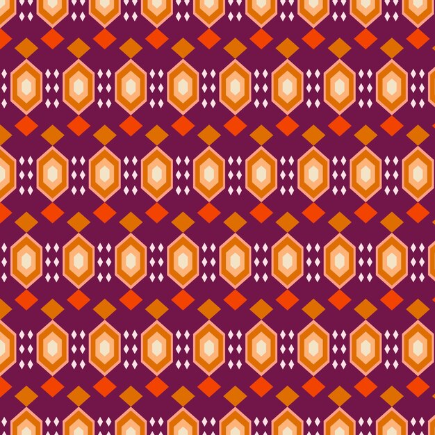 Plantilla de patrón de songket tradicional
