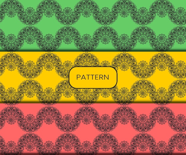Plantilla de patrón para textil listo para imprimir