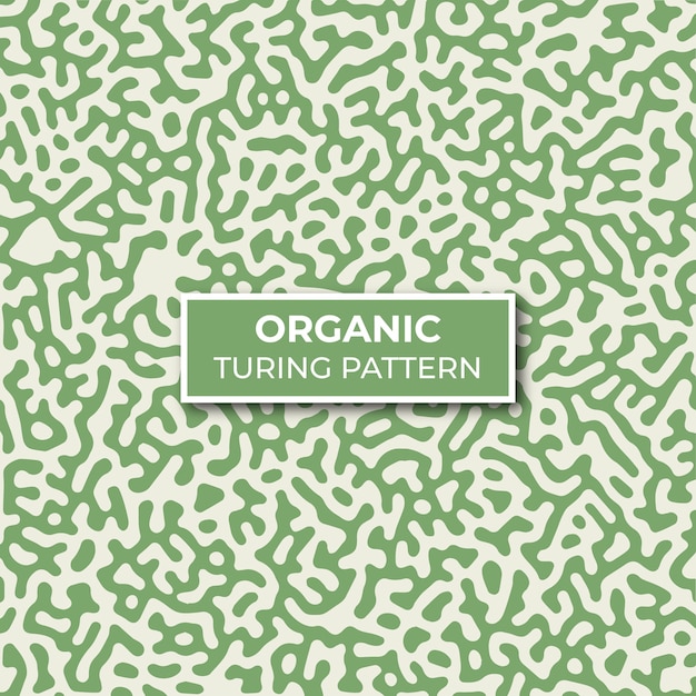 Plantilla de patrón de turing orgánico