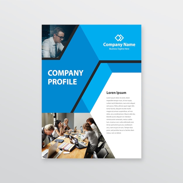 plantilla de perfil de la empresa